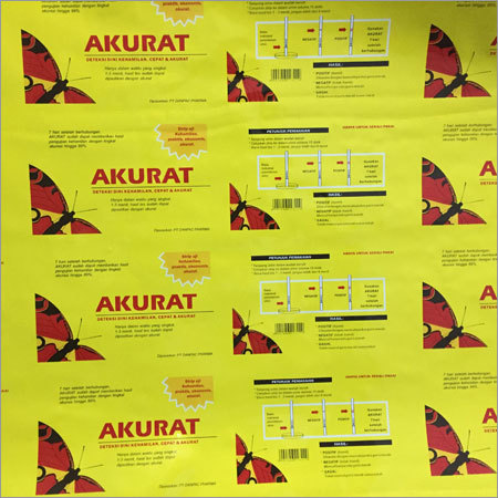 Pharmacy Packet Rotogravure Printing Service