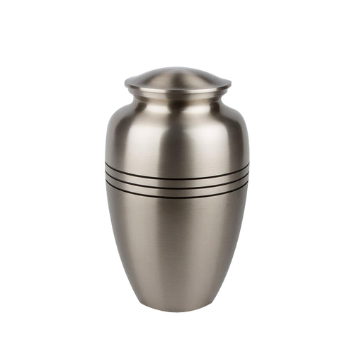 Classic Pewter Finish Cremation Urn