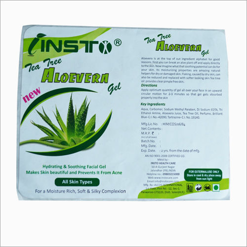 Aloevera Gel Label