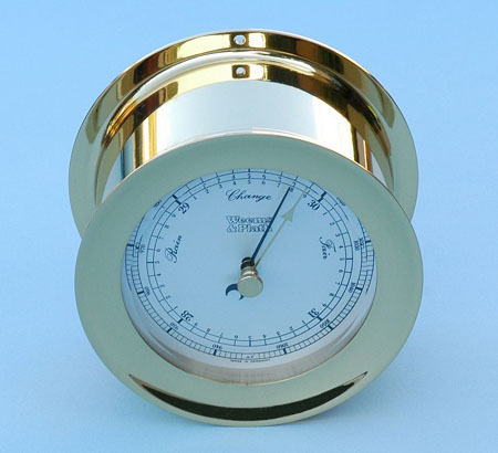 Brass Barometer Case
