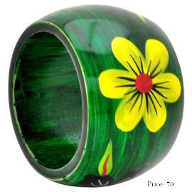 Designer Green Color Resin Bangle