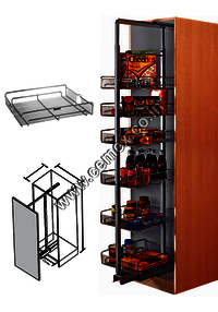 Stainless Steel Kitchen Tall Unit