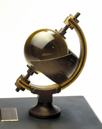 Glass And Marble Base Sunshine Recorder Model