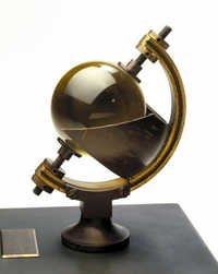 Glass And Marble Base Sunshine Recorder Model