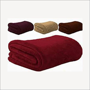 Plain Polar Fleece Blanket