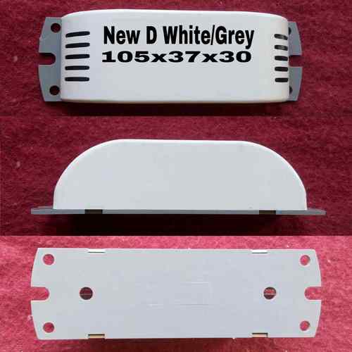 New D White with Grey choke box
