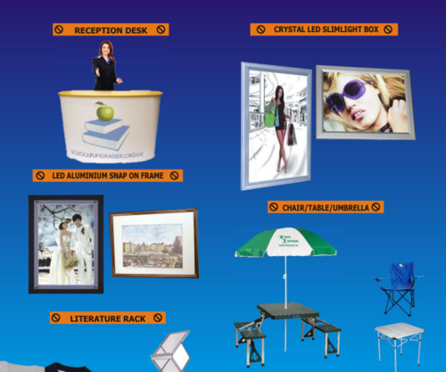 CANOPIES/PROMO TABLES