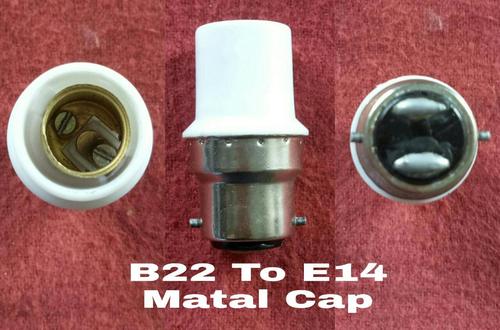 Lamp Adapter B22 To E14 Metal Cap