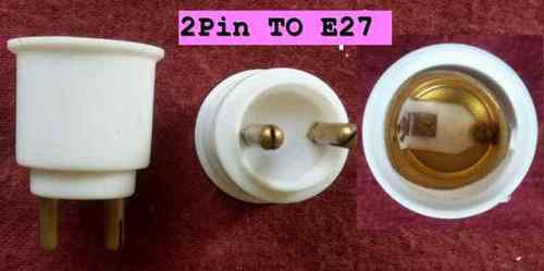 Lamp Converter 2 pin To E27
