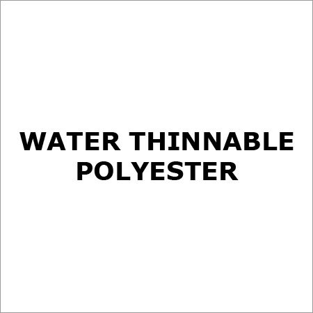 Water Thinnable Polyester