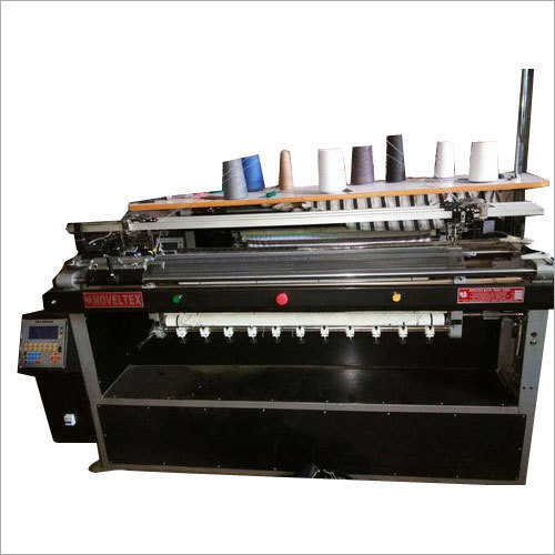 Semi Computerized Flat Knitting Machine