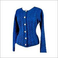 Blue Ladies Designer Cardigan