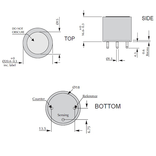 Chlorine Gas Sensor