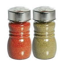 Salt Paper Sets with Stainless Steel Lids