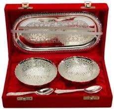 JARS SETS  AJANTA 6 SILVER AIR TIGHT