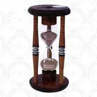 Nautical Wooden Sand Timer (15 Min)