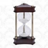 Nautical Triangular Wooden Sand Timer (15 Min)