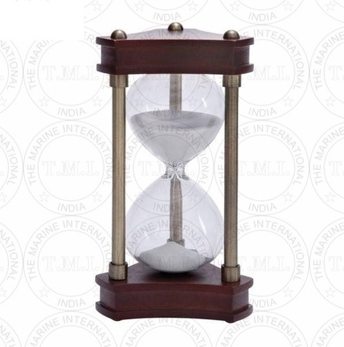 Nautical Triangular Wooden Sand Timer 30 Min Manufacturer Nautical Triangular Wooden Sand Timer 30 Min