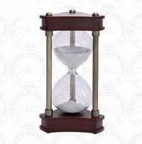 Nautical Triangular Wooden Sand Timer (30 Min)