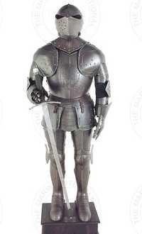 16th Century Aged FInish Full Suit Of Armour