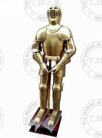 Brass Antique Medieval Knight Full Suit Of Armour