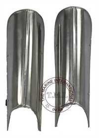 Gothic Medieval Knight Steel Greaves Leg Armour - Rennaissance Costume