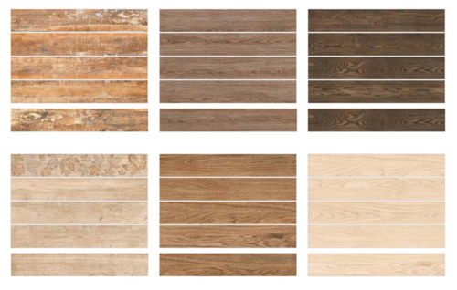 Wood Porcelain Tile - 20x120cm