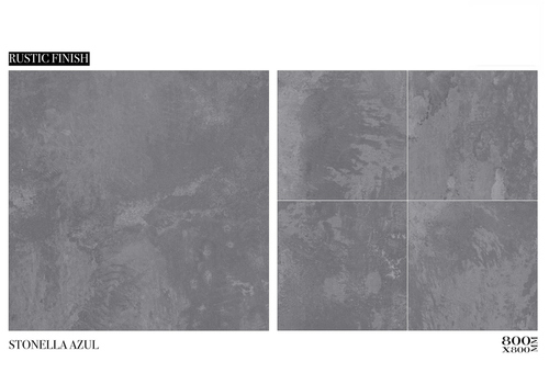 Grey stone porcelain floor tile