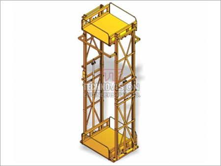 Hydraulic Goods Lift Double Mast