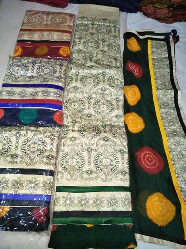 Cotton Silk Work Laddu Bandhej Wholesale