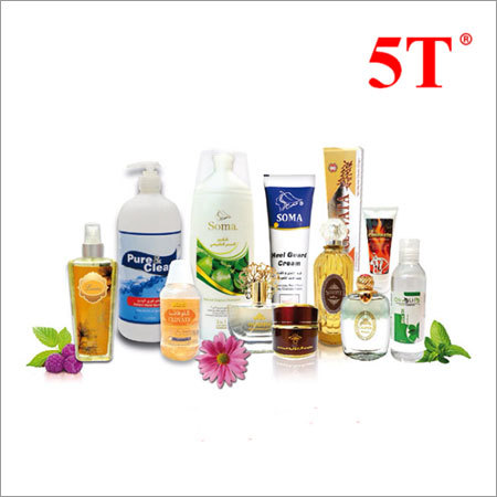 White Printed Cosmetics Bottle Labels