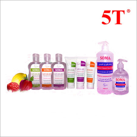 Pink Cosmetics Bottle Labels