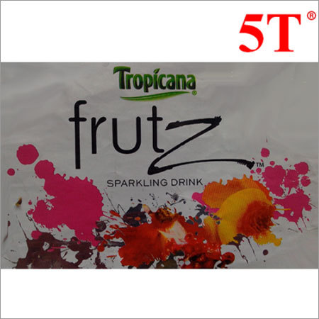 White Sparkling Drink Bottle Labels