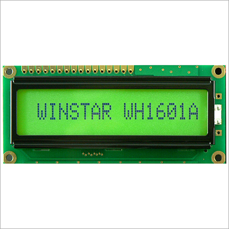 16x1 Character LCD Display