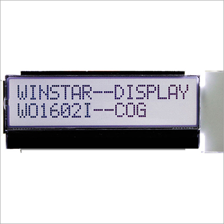 16x2 COG Monochrome LCD Display Module