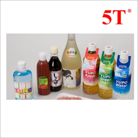 Red In-Moulding Plastic Adhesive Labels