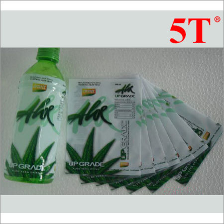 White&Green Colorful Printed Shrink Film Labels
