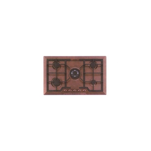 Copper Colour Gas Cooker Hob