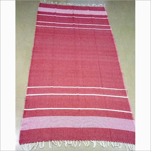 Stripe Beach Towel - Soft Cotton Blend, Large Size with Colorful Patterns | Frilled Embroidery, Colorfastness and Unisex Design