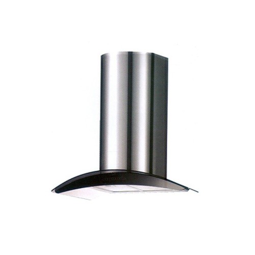 Smoked Glass with LED Lamps Chimney