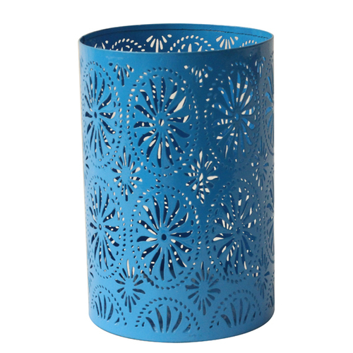 Pierced Flower Candle Holder