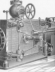 Metal Model Of Corliss Valve Steam Engine