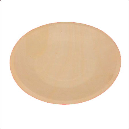 7 inch Round Wooden Plate