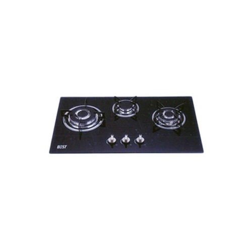 3 Burners Tempered Glass Gas Stove