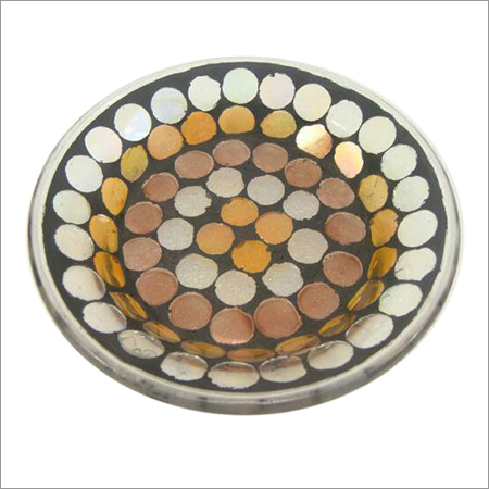 Mix Color Plain Glass Dish