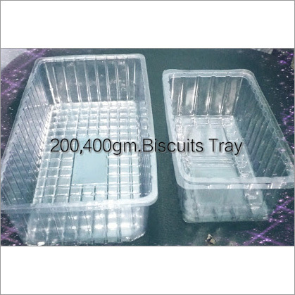 Biscuit and Cake Tray - PVC, 240mm x 127mm & 203mm x 114mm | Multi-Color Versatile Serving Solution