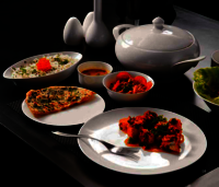 Bone China Crockery - Varies By Piece, Dishwasher Safe, Microwave Safe | Chip Resistant, Elegant Design, Durable Material, Stain Resistant