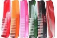 Available In Multi-Color Plastic Hair Comb