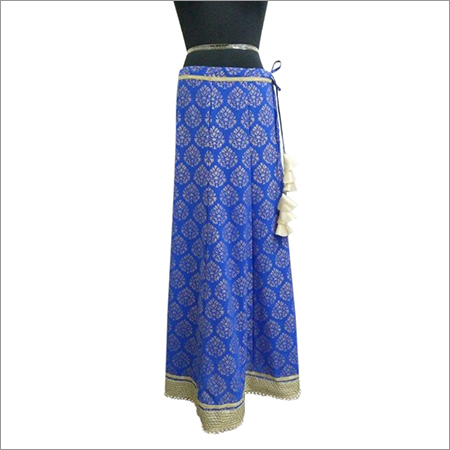 Blue Ladies A Line Skirts