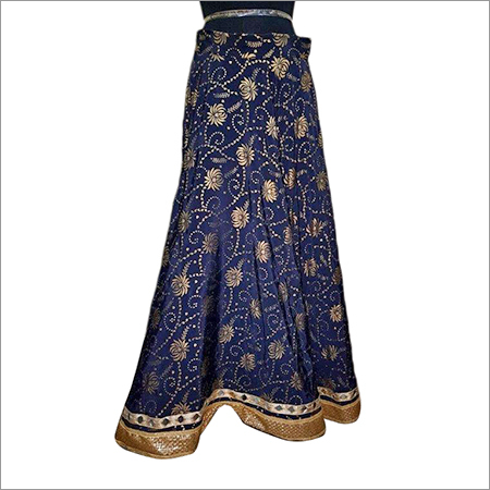 Blue Ladies Party Wear Skirts